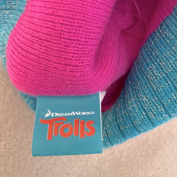 Dreamworks Trolls “Poppy” Pom Pom Hat (2T - 5T) - Picture 6 of 6